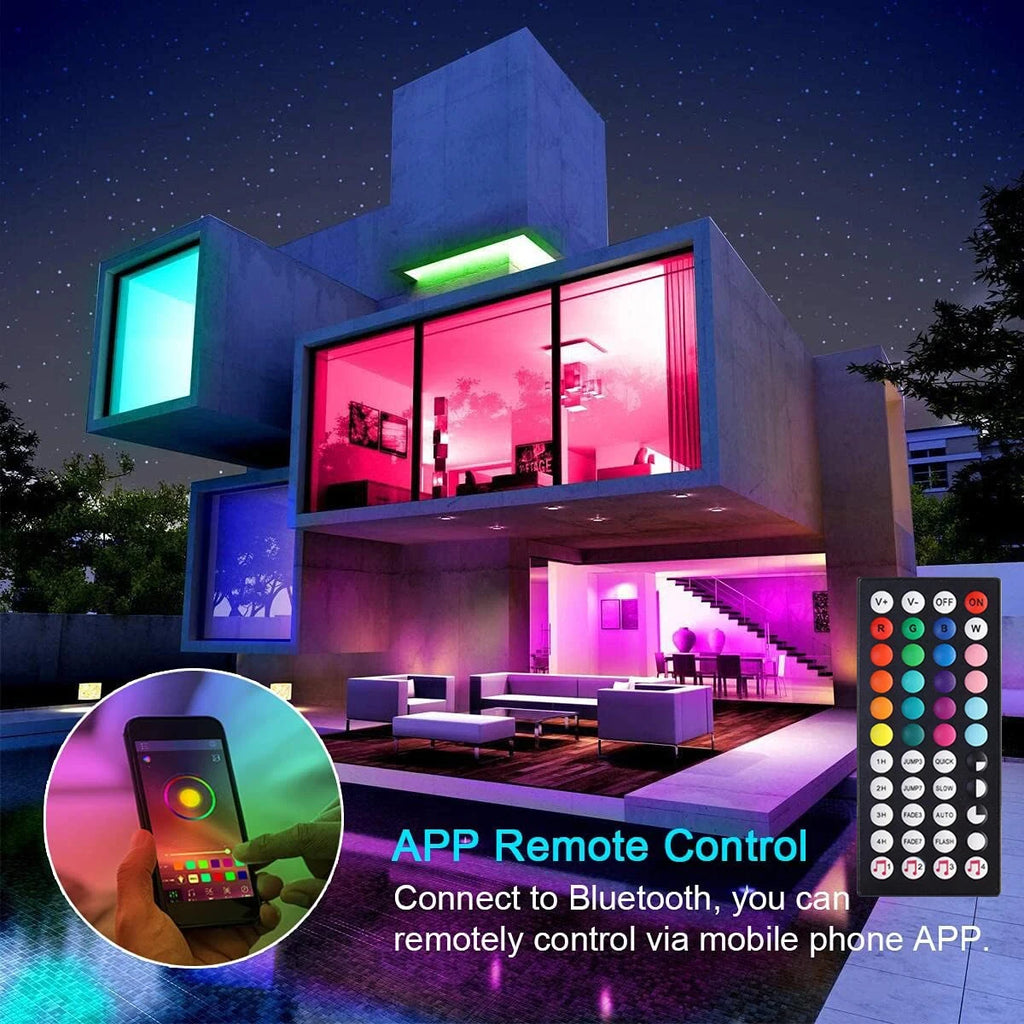 FlexGlow™ RGB LED Strip Light with Remote