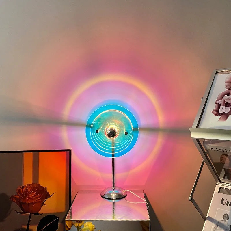 AuraGlow™ Rainbow Sunset Lamp