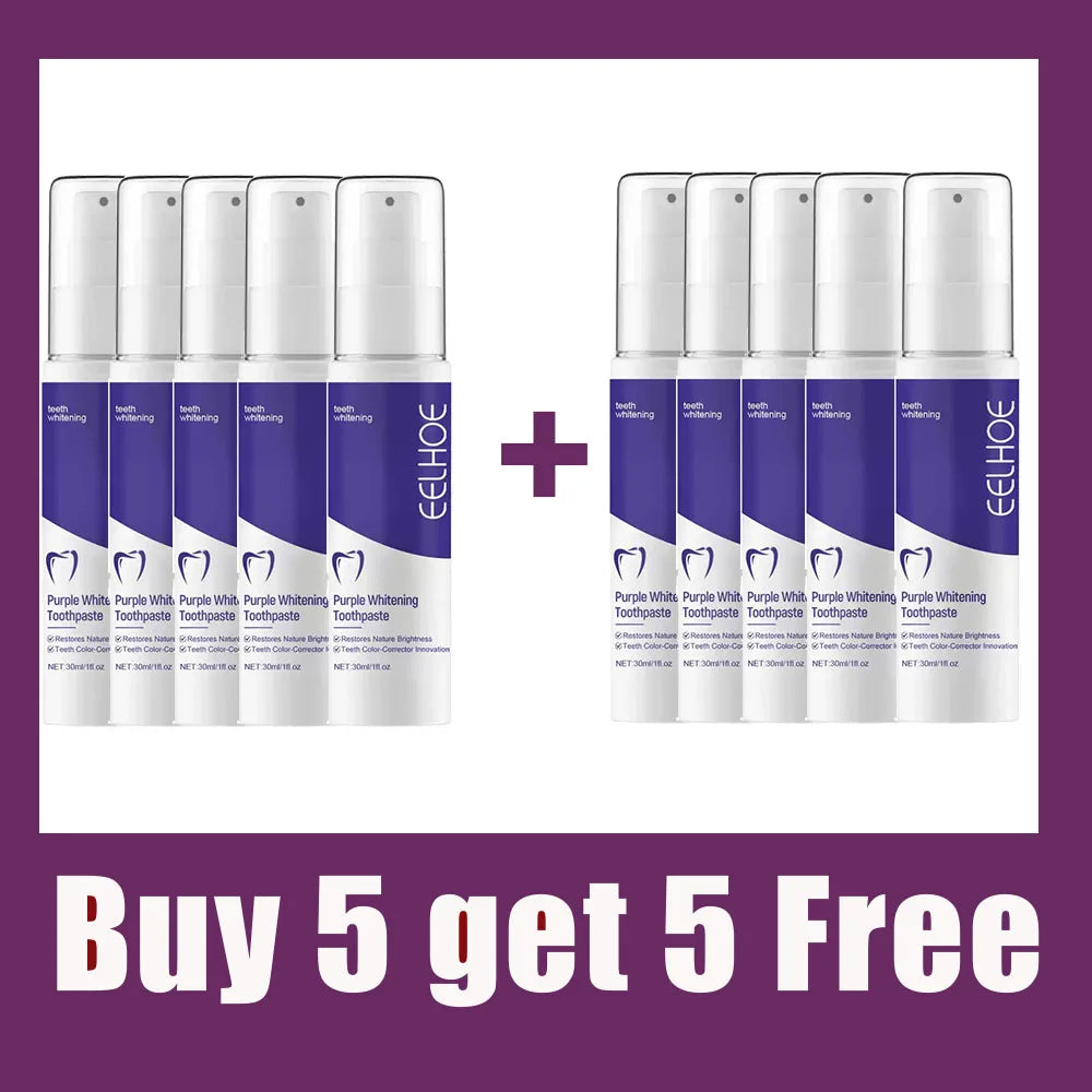 5D Teeth Whitening Toothpaste - Natural Formula for Brighter Smile