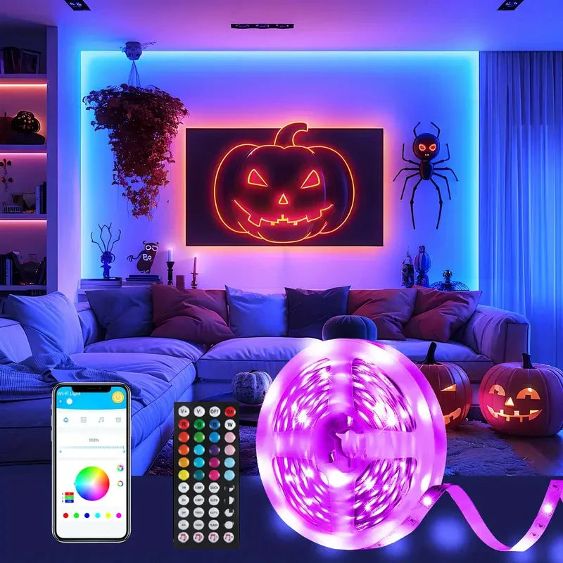 FlexGlow™ RGB LED Strip Light with Remote