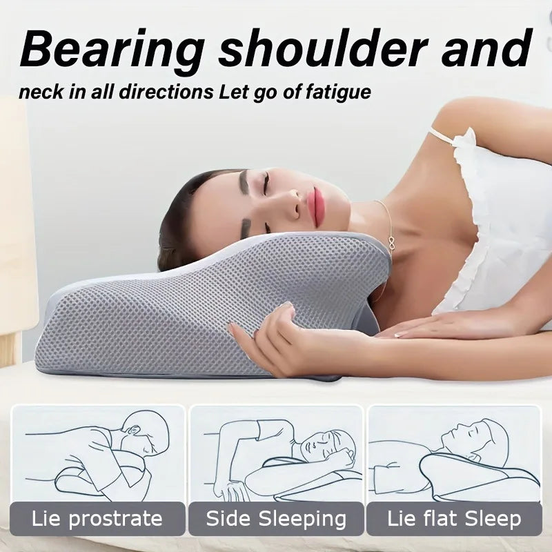 Orthopedic Neck Pillow - Memory Foam for Pain Relief