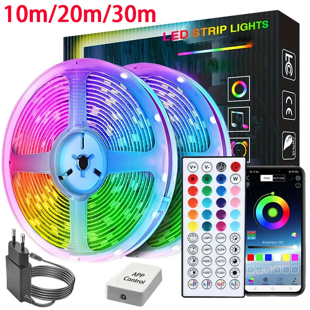 RhythmGlow™ RGB Music Sync LED Strip Light