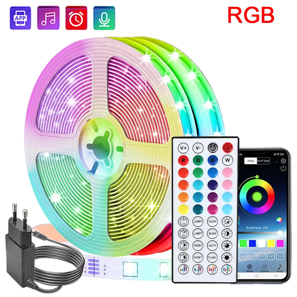 RhythmGlow™ RGB Music Sync LED Strip Light