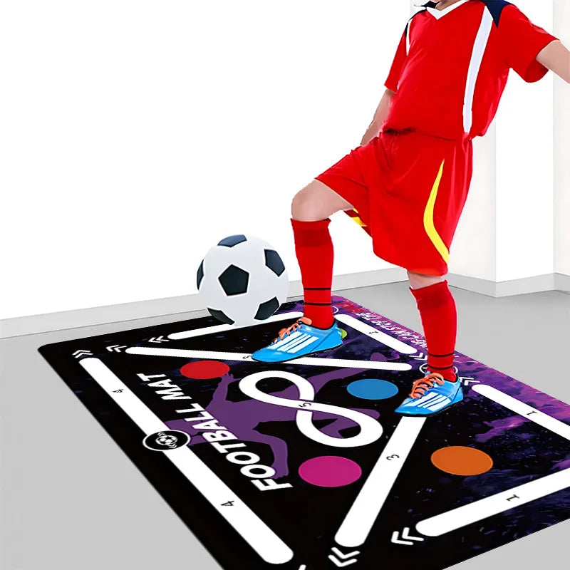 Anti-Slip Football Training Mat for Kids - Home Practice Carpet
