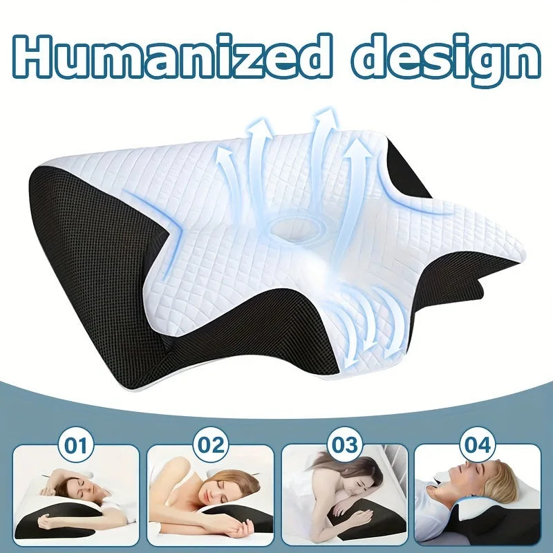 Orthopedic Neck Pillow - Memory Foam for Pain Relief