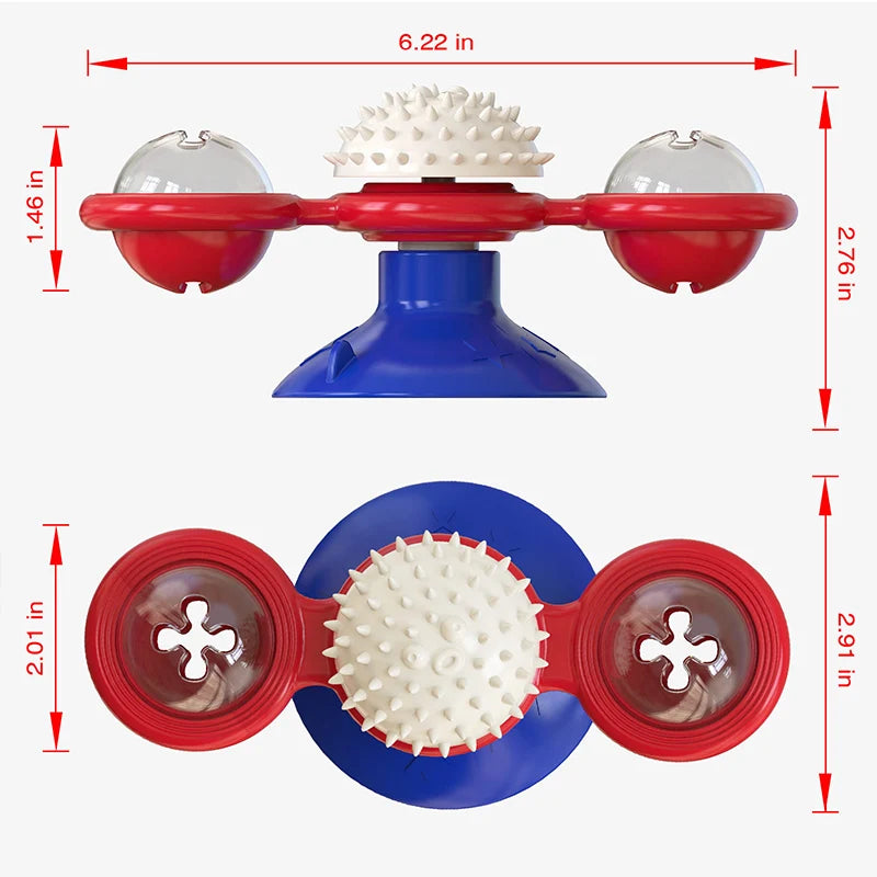 Interactive Windmill Cat Scratcher & Toy