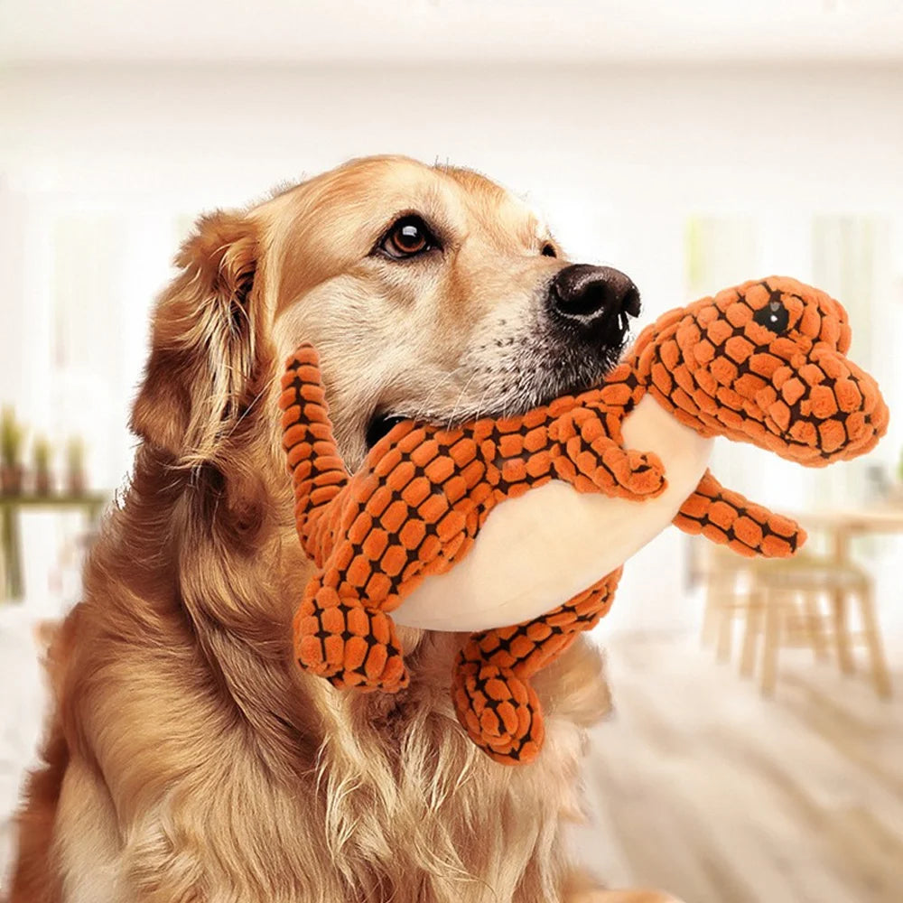 DinoChew Pro – Interactive Plush Dog Toy