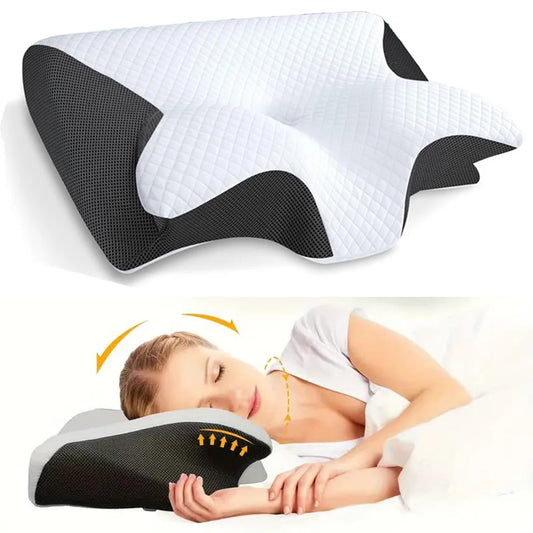 Butterfly Cervical Memory Foam Pillow - Orthopedic Neck Support