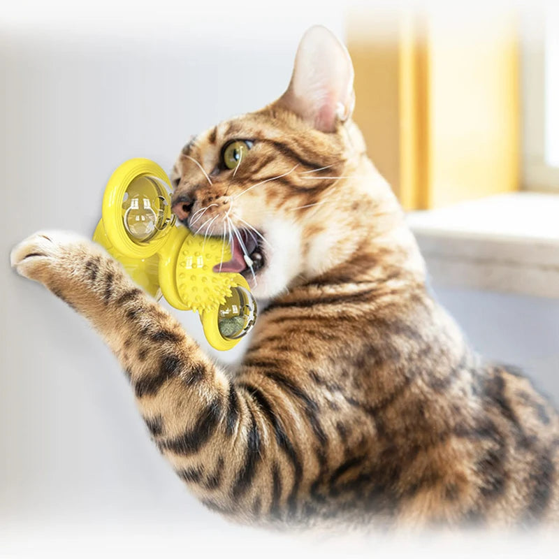 Interactive Windmill Cat Scratcher & Toy