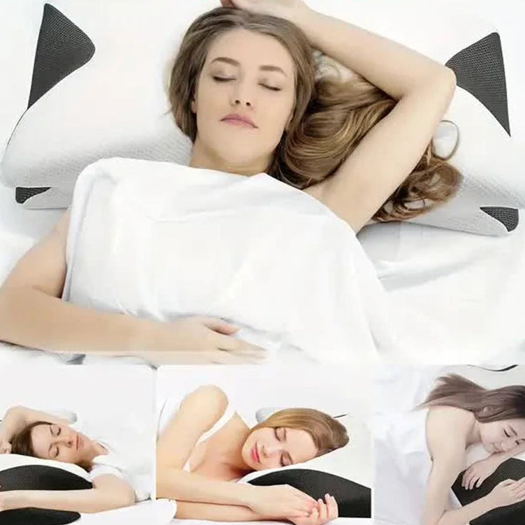 Butterfly Cervical Memory Foam Pillow - Orthopedic Neck Support