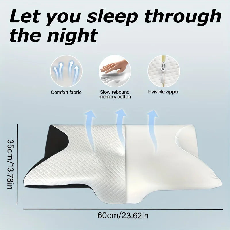 Orthopedic Neck Pillow - Memory Foam for Pain Relief