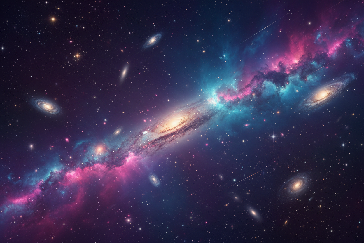 Clean Galaxy Background